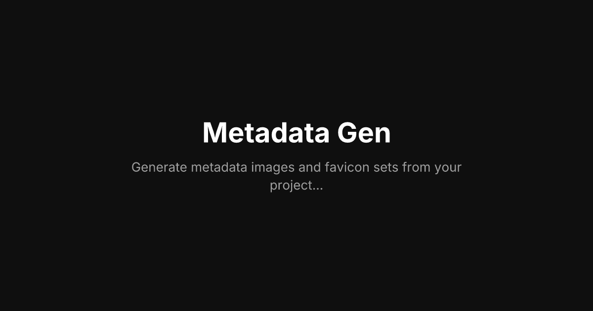OG image, layout B: title and tagline centered